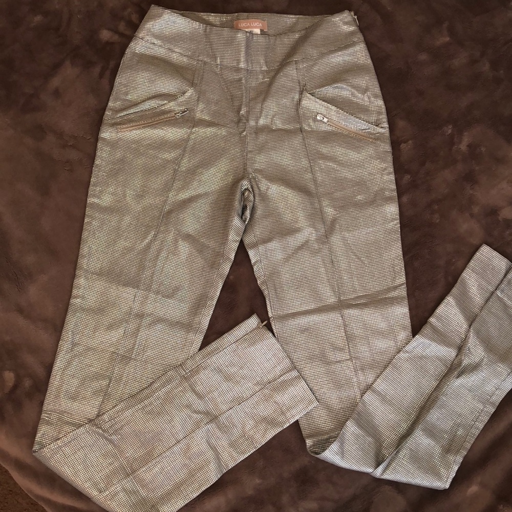 Designer Metallic Pants